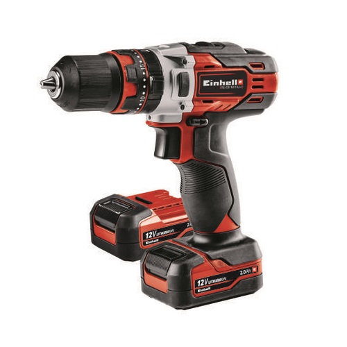 Einhell Power X-Change 18V Taladro atornillador percutor de batería TP-CD  18/60 Li- i BL (18 V, 2 baterías, 2 Ah, 60 Nm)