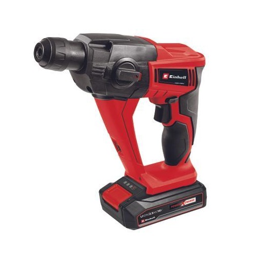 Lijadora orbital inalámbrica Einhell Power X-Change TC-OS 18/187 Li Solo  con sistema velcro roja 18V