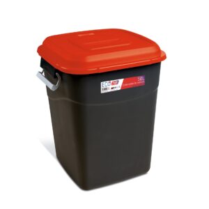 Contenedor de residuos Tayg negro-rojo 50 codigo 412103 - Imagen 1