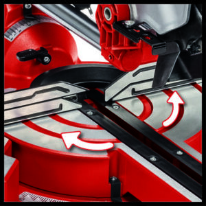 Ingletadora electrica telecopica Einhell TE-SM 216 Dual 1.800 W. articulo 4300865 - Imagen 4