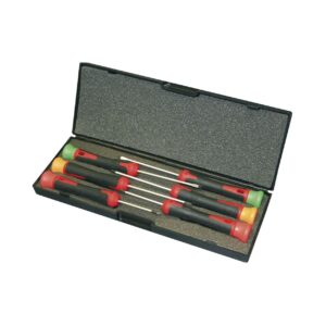 Juego 6 destornilladores Microtronic Ega Master Bimat en estuche de plastico codigo 66999