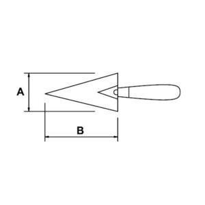 Paleta triangular Ega Master 127x70 mm. codigo 67001 - Imagen 2