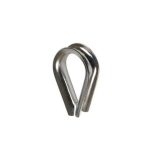 Guardacabos acero inoxidable A-4 DIN-6899/A cable 2,5 mm. - Imagen 2
