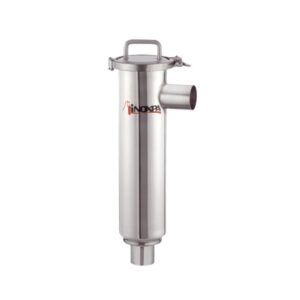 Filtro de escuadra DIN soldar-soldar Inoxpa A-316L DN-100 EPDM FDA sin tamiz - Imagen 2