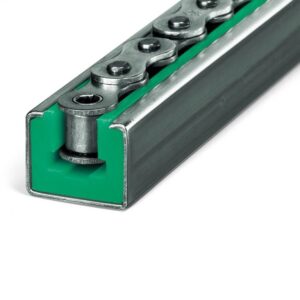 Perfil guia para cadena de rodillos simple 10B-1 tipo MGHCG-3 paso 5/8"