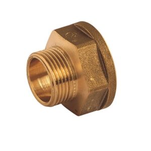 Racor Marsella reducido M-H laton Figura 246 3/4"x1/2" Racor Marsella reducido Laton