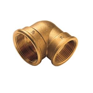 Codo reducido 90º H-H laton Figura 90 1-1/4"x1"