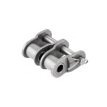 Union acodada cadena doble 32B-2 acero ISO DIN 8187 paso 2"