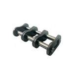 Union recta cadena triple 10B-3 acero ISO DIN 8187 paso 5/8"