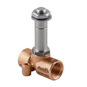Electrovalvula Aignep accionamiento directo 3/2 N.C. 1/8" laton EPDM 3 mm. 01F02303E0