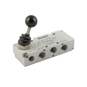 Valvula palanca biestable Aignep 5/2 1/4"   01VL150003