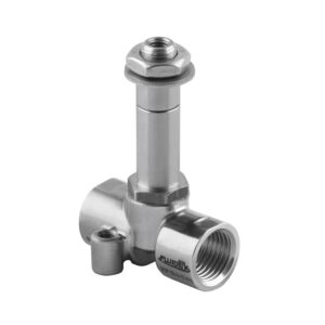 Electrovalvula Aignep accionamiento directo 3/2 N.O. 1/8" inoxidable FKM 2,5 mm. X1F02425V0