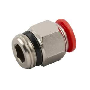 Racor recto macho conico D-6 1/8" Aignep codigo 50000 6 1/8