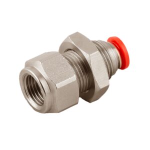 Racor recto intermedio pasatabiques hembra 4 1/8" M12X1 Aignep codigo 50055 4 1/8