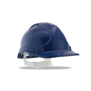 Casco de proteccion Steelpro cierre de cinta 2088CBA azul