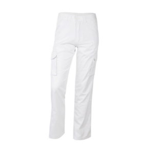 Pantalon largo multibolsillo blanco Detroit talla 40