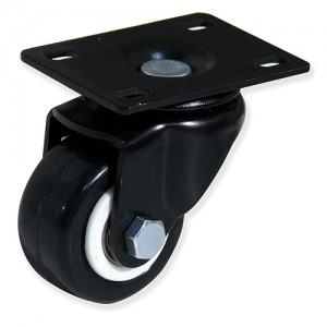 Rueda giratoria poliuretano Gayner diametro 40 mm. RPG2 040 PPB2 codigo 32-010