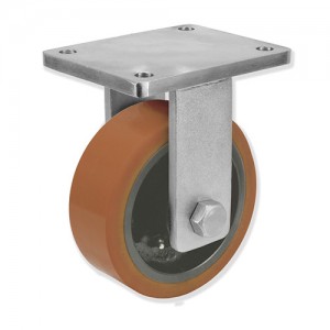 Rueda fija vulkollan Gayner diametro 250 mm. UPF8 250 HVB8 codigo 38-425