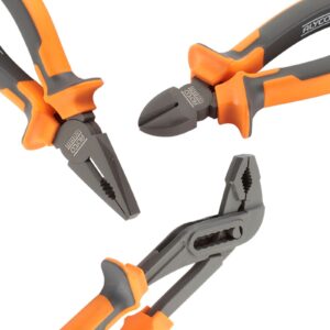 Juego de alicates 3 piezas en blister Alyco Orange codigo 170509