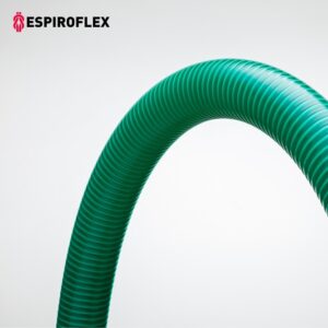 Manguera verde liso PVC Transliquid Superelastic diametro 45 mm.