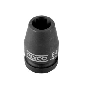 Llave de vaso de impacto 1/2" torx hembra E14 Alyco codigo 198202