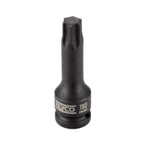 Llave de vaso de impacto 1/2" punta torx T45 Alyco codigo 198310