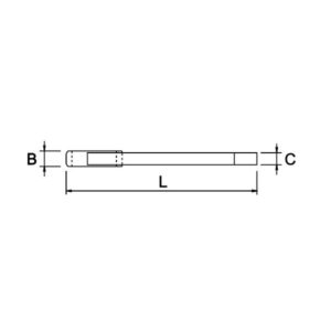 Llave estrella de golpe Ega Master 45 mm. curva codigo 58373 - Imagen 3