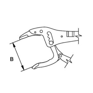 Tenaza grip multiposicion de gran capacidad Ega Master 10" 310 daN. codigo 62096 - Imagen 4