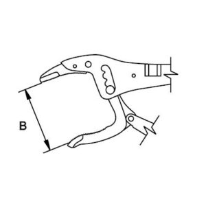 Tenaza grip multiposicion de gran capacidad Ega Master 10" 1.135 Kg. codigo 62097 - Imagen 4