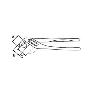 Tenaza de canal Ega Master 7"  codigo 62133 - Imagen 2