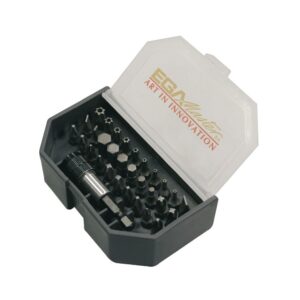 Juego 31 puntas destornillador Ega Master Philips, Pozidriv y adaptador codigo 66945