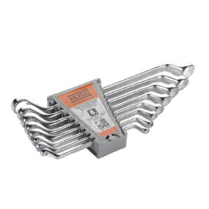 Juego llaves acodadas 8 piezas en soporte 6x7-20x22 mm. Alyco Orange codigo 170280