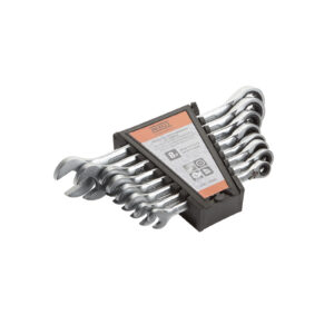 Juego llaves combinadas carraca 8 piezas en soporte 8-19 mm. Alyco Orange codigo 170367