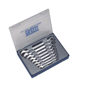 Juego llaves combinadas 8 piezas en modulo 8-19 mm. Alyco codigo 191296
