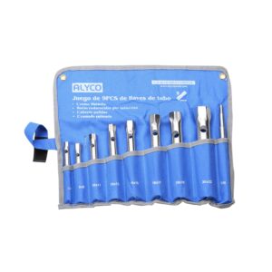 Juego llaves de tubo 8 piezas en bolsa nylon 6x7-20x22 mm. Alyco codigo 191570