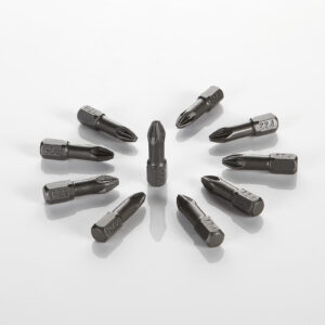 Caja 10 puntas atornilladoras Pozidriv 1/4" PZ-1 25 mm. Alyco codigo 193556 - Imagen 2