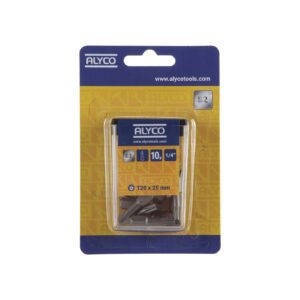 Caja 10 puntas atornilladoras torx inviolable 1/4" T45 25 mm. Alyco codigo 193597 - Imagen 2