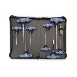 Juego de mangos en T, mango adaptador y puntas en bolsa de nylon Alyco codigo 195282