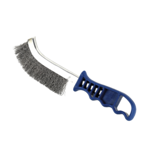 Cepillo manual alambre ondulado inoxidable mango plastico Alyco codigo 197558