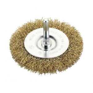 Cepillo cilindrico alambre ondulado con vastago 50 mm. Alyco codigo 197630