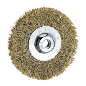 Cepillo metalico inox. circular ondulado 115 mm. Alyco codigo 197652