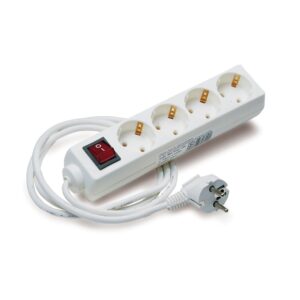 Base 4 enchufes Tayg 2P+T 1,4 mts. codigo 806605