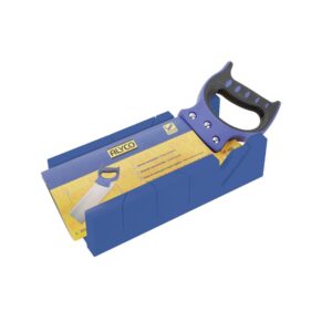 Juego de serrucho de costilla y caja de ingletear de plastico 300 mm. Alyco codigo 144046 - Imagen 1