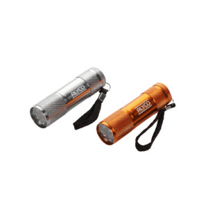 Linterna tubular aluminio de bolsillo 9 led Alyco Orange codigo 170955