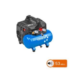 Compresor de piston insonorizado sin aceite Fisalis Biruji-1 1 C.V. 6 litros 230 V.