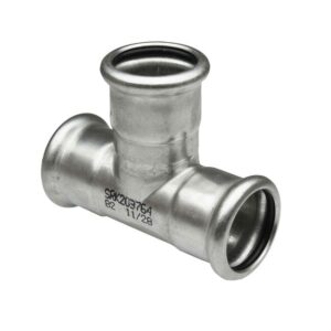 Te igual hembra prensar acero inoxidable A-316L D-18 mm. - Imagen 3