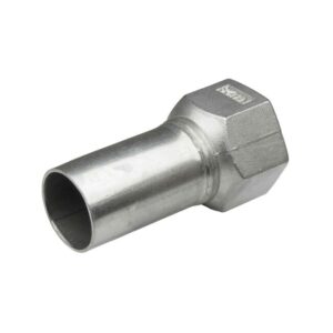 Conector hembra prensar acero inoxidable A-316L D-22x3/4" mm.