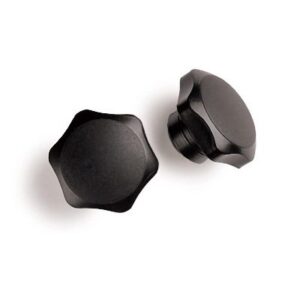 Star-stub casquillo roscado laton resina negra D-55 mm. M-10