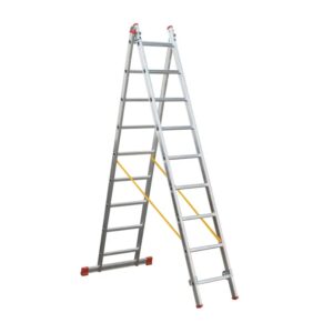 Escalera transformable 2 tramos aluminio OK2 Svelt 9 peldaños OK29