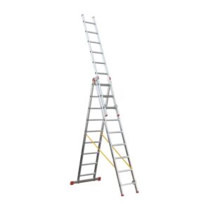 Escalera transformable 3 tramos aluminio OK3 Svelt 11 peldaños OK311